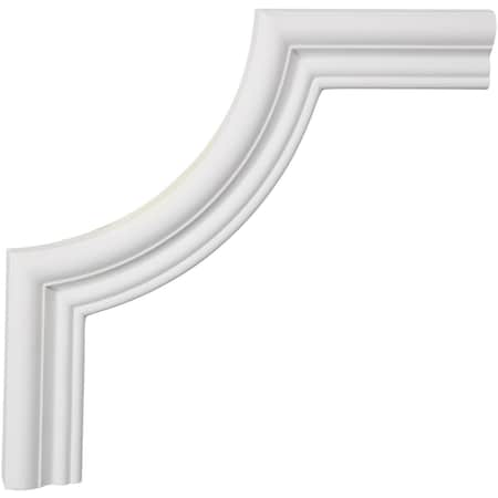 Ekena Millwork 10"W x 10"H x 1/2"P Swindon Panel Moulding Corner (matches moulding PML01X00SW) PML10X10SW